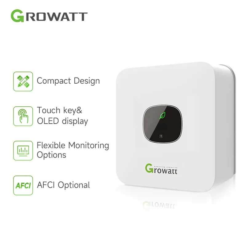 Growatt Eu Version Mic 750-3300tl-x Solar Power Inverter 750w on Grid Single Phase Inverter Growatt MIC 750TL-X