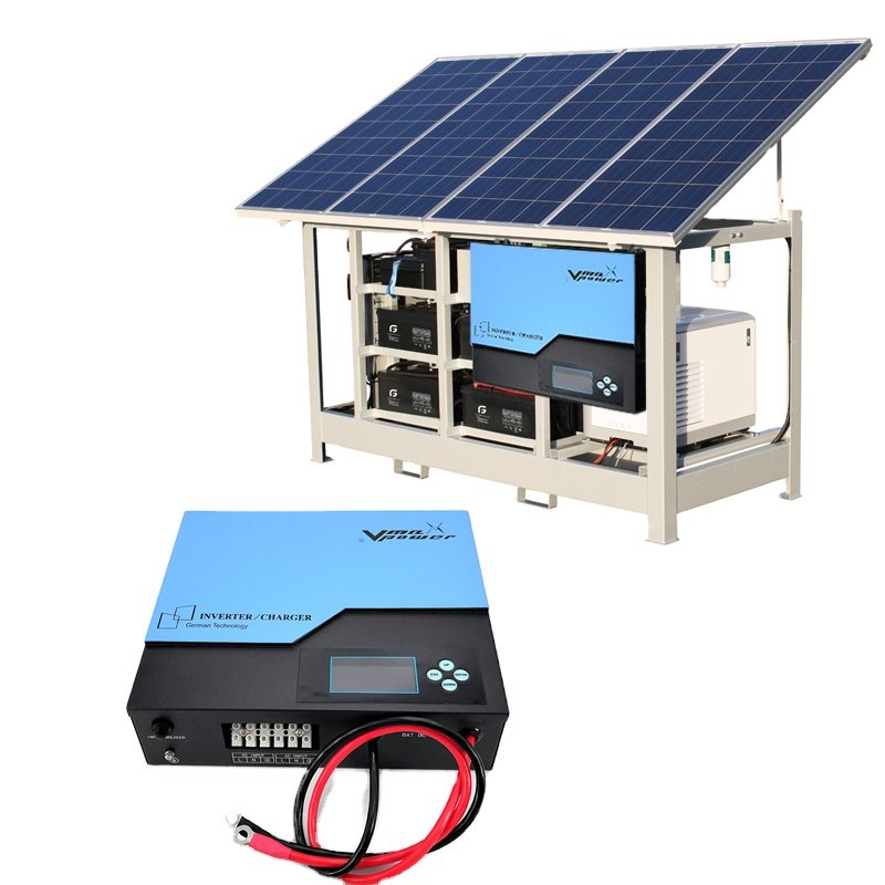 Vmaxpower Solar Hybrid Inverter Hybrid 3KW 5KW 7KW 8KW 10KW 12KW Storage Solar Hybrid Hybrid Inverter with Battery