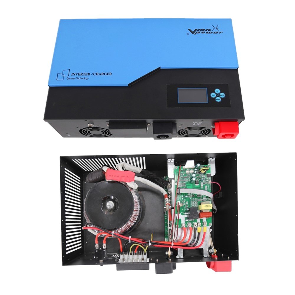 Vmaxpower Solar Hybrid Inverter Hybrid 3KW 5KW 7KW 8KW 10KW 12KW Storage Solar Hybrid Hybrid Inverter with Battery