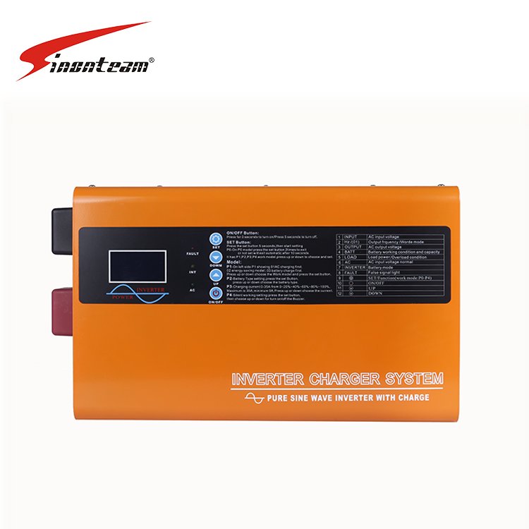 Hybrid Solar Inverter MPPT charger Dc to Ac Inversor Off Grid Home Solar System Pure Sine With Mppt Solar Charge Controller