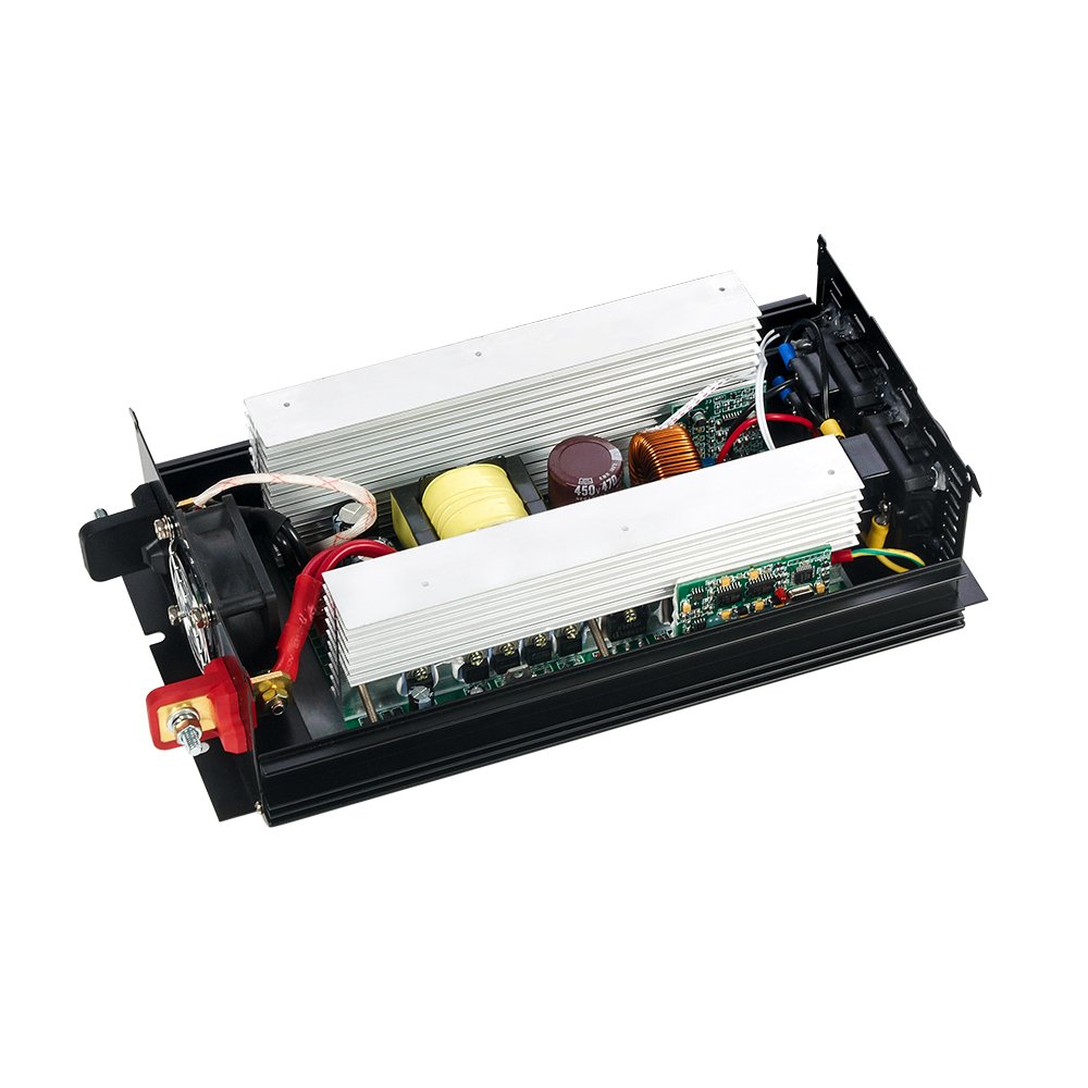 2500W Pure Sine Wave Power Inverter, Supply 12V DC to 220V AC Peak Power 5000W, Used for RV Car Solar System
