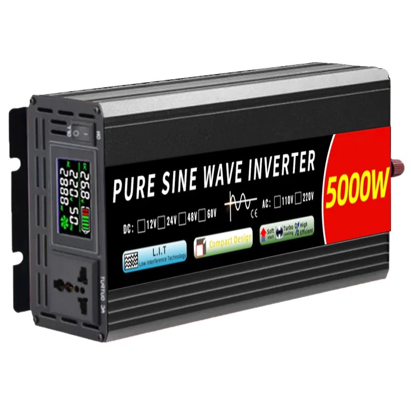 110v DC To AC Portable Power Converter Car Solar Inverters USB Voltage Transformer Auto Power Converter Car Inverter
