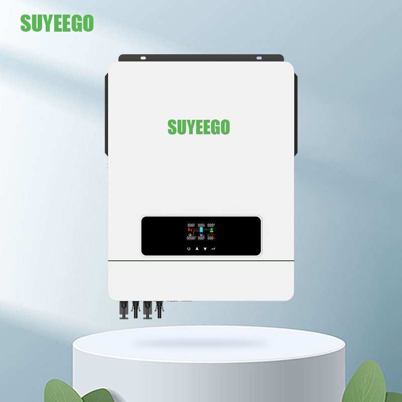 SUYEEGO 10.2KW MPPT 120A 500VDC PV Input 220VAC 48VDC 10200W All In One Hybrid Solar Inverte