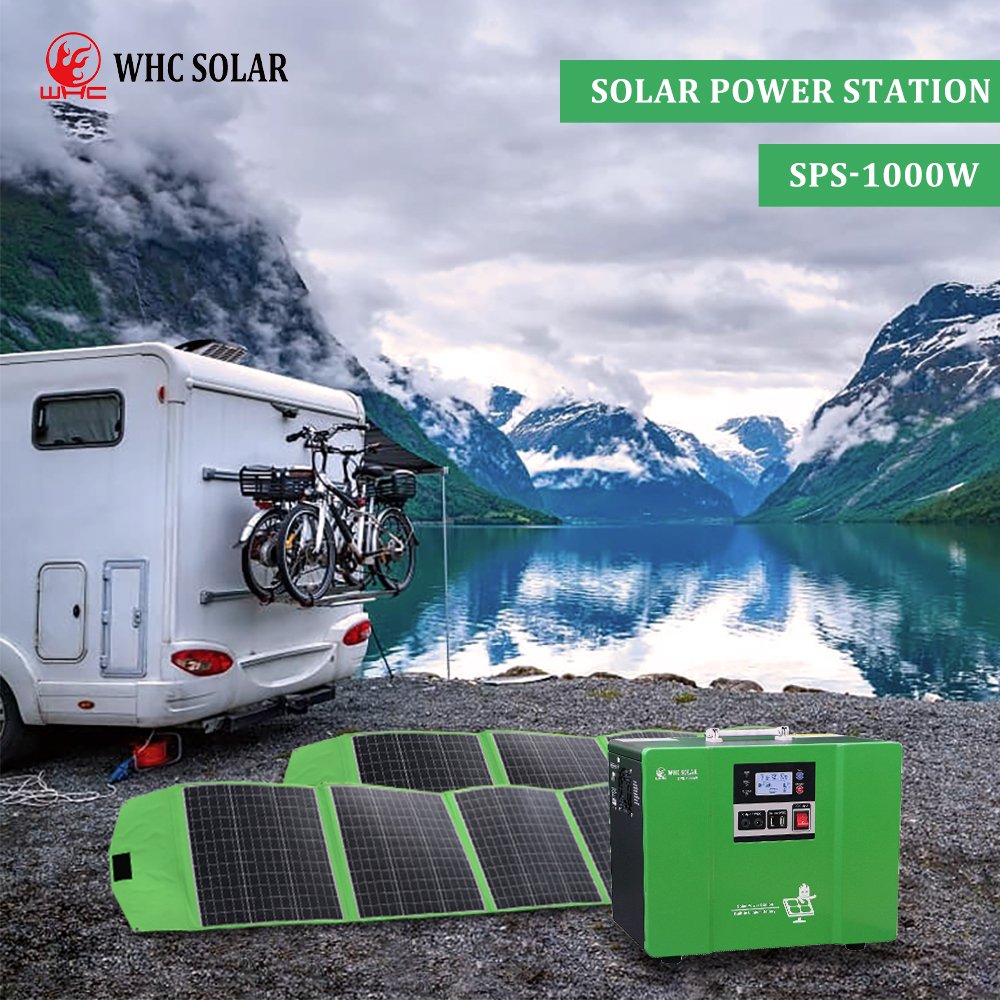 WHC SOLAR 1KW Home Solar Power Systems Kit Panel Generator All In One Solar Energy Systems