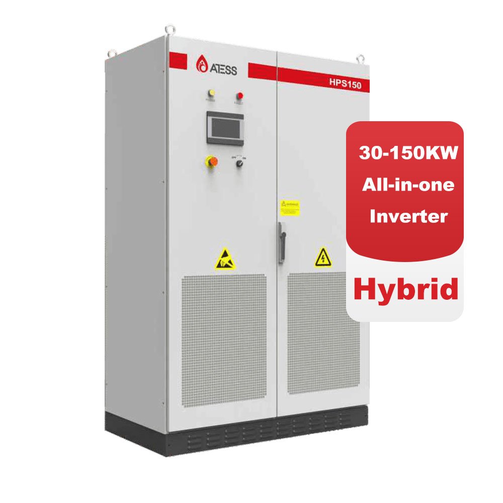 ATESS Hybrid Inverter 30-150KW All-in-one Three Phase Solar Inverter for Hybrid Solar Energy Storage System HPS-150 600KW System