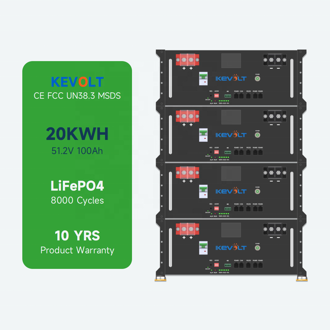 KEVOLT Rack 48V Lifepo4 Battery 100Ah 5kWh Lithium Solar Battery Home Energy Storage For Solar System