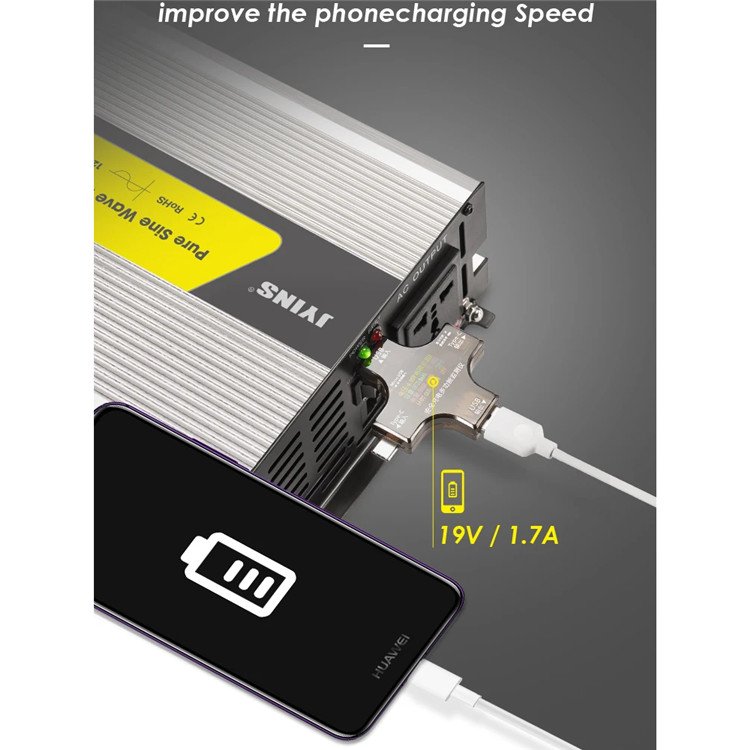 Hot Sale 300W to 6000W Pure Sine Wave Off-Grid Solar Inverter DC to AC Power Inverter for Home Use 60Hz Output Frequency