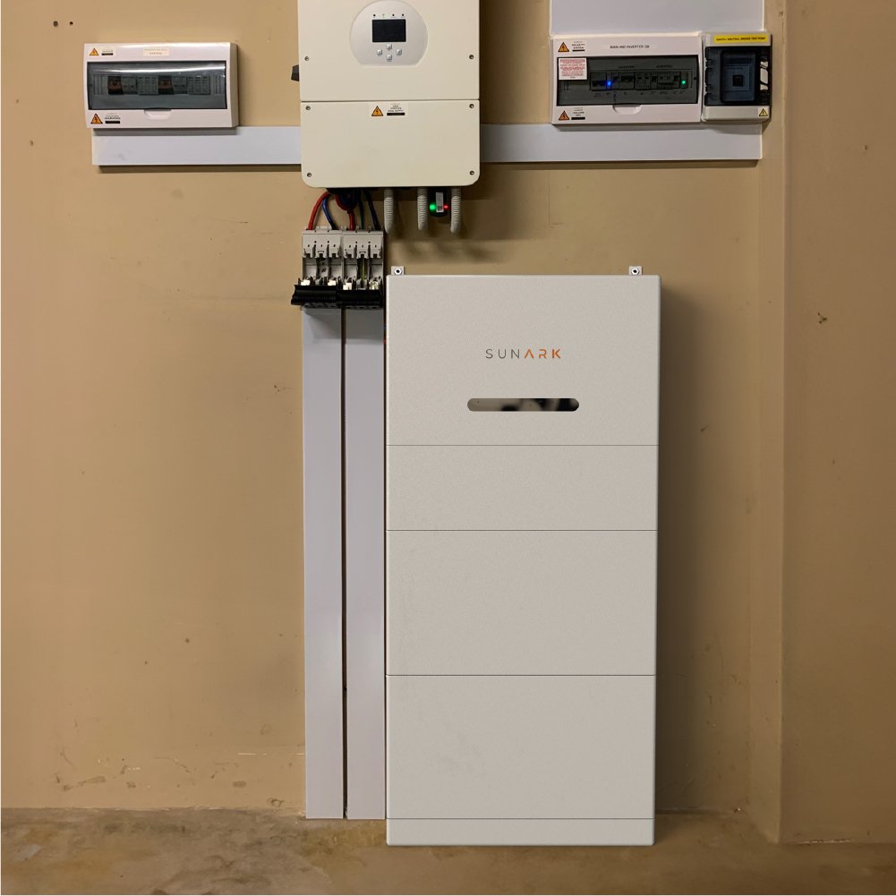 Sunark Solar All In One Inverter 48V 51.2V 5Kva 14Kva Stackable Lifepo4 Lithium Battery
