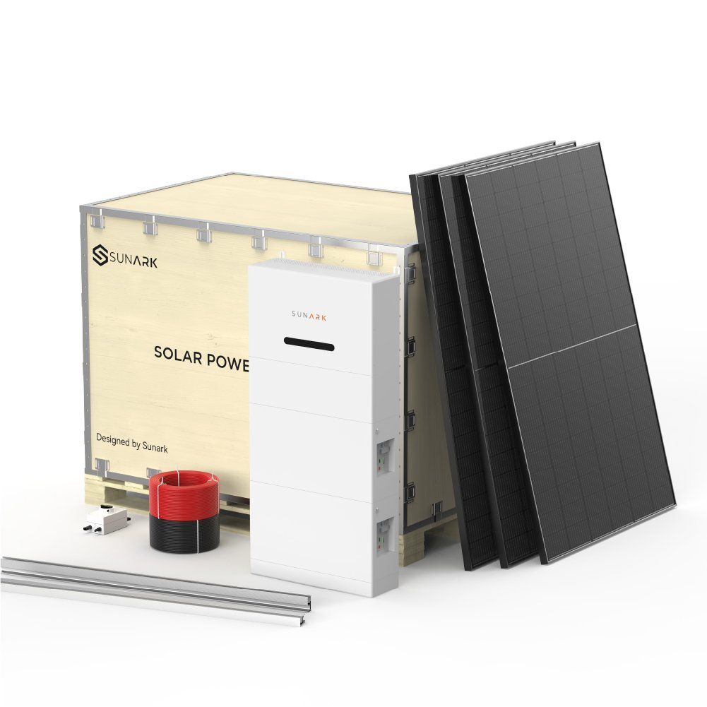 Sunark Solar All In One Inverter 48V 51.2V 5Kva 14Kva Stackable Lifepo4 Lithium Battery