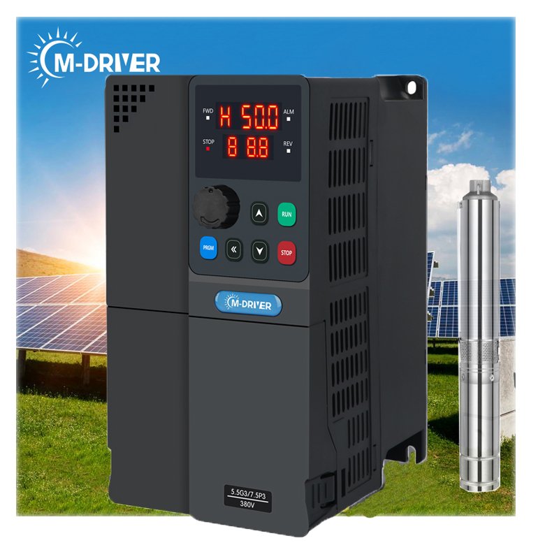 2.2kw 3Hp Solar Water Pump Inverter DC AC 220v 380v MPPT Solar Inverter without Battery