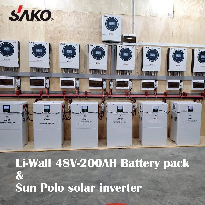 Sako Sunpolo 6Kw 6000W 6000 watt 48V MPPT Solar Power Dc to Ac Pure Sine Wave Energy System ON Off Grid Hybrid Solar Inverter