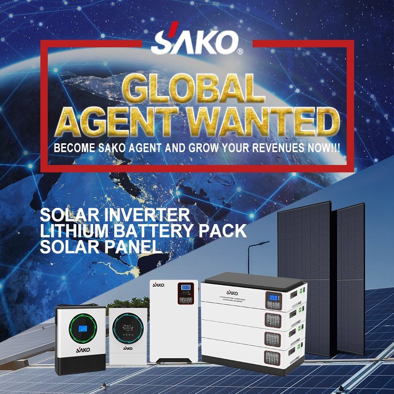 Sako Sunpolo 6Kw 6000W 6000 watt 48V MPPT Solar Power Dc to Ac Pure Sine Wave Energy System ON Off Grid Hybrid Solar Inverter