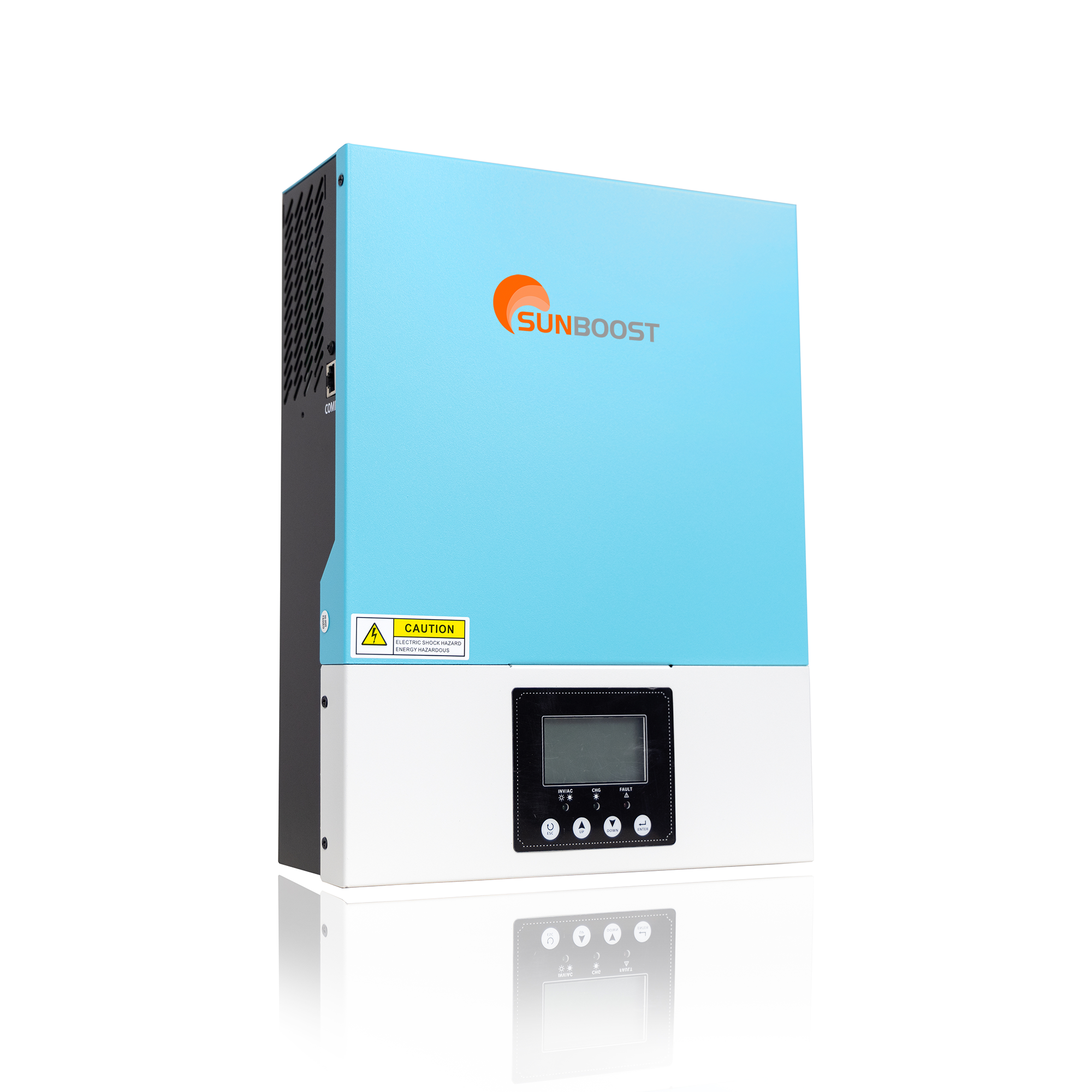 Sunboost 3KW 1.5KW Hybrid On Off Grid Solar Inverter 3000W MPPT 12V 24V String Pure Sine Wave Single AC Output Off-Grid System