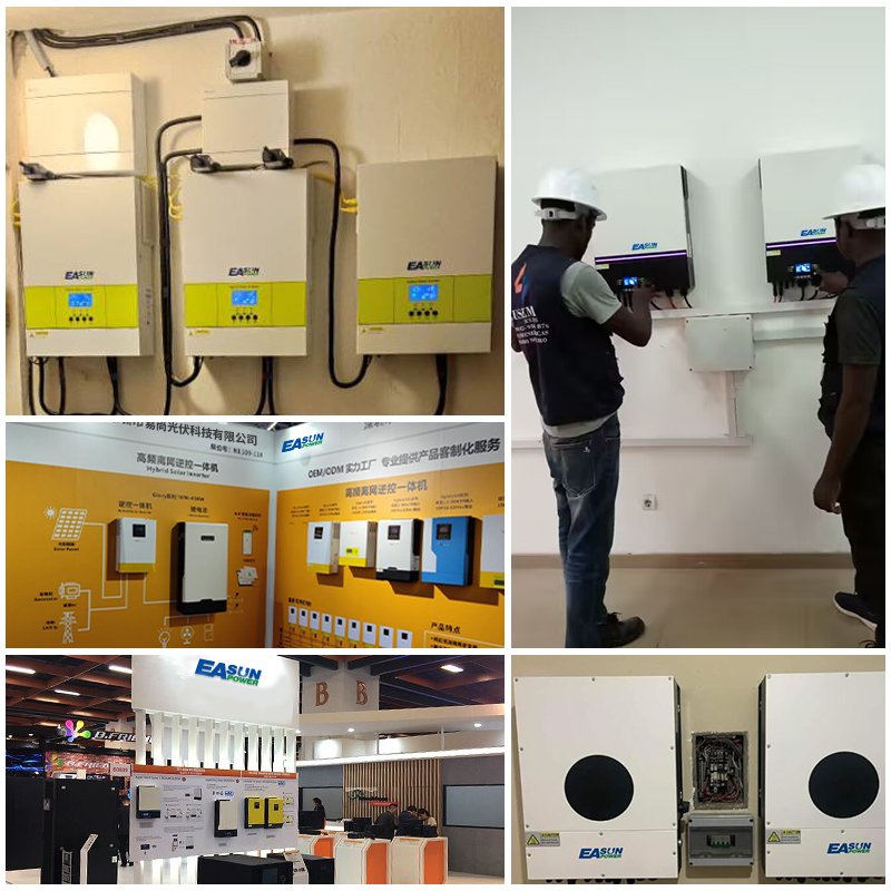 Two MPPT Double Output 2 PV 5.5KW 48V Off Grid Inverter 150A Solar Charger Max 11Kw Voltronic Axpert Hybrid Solar Inverters
