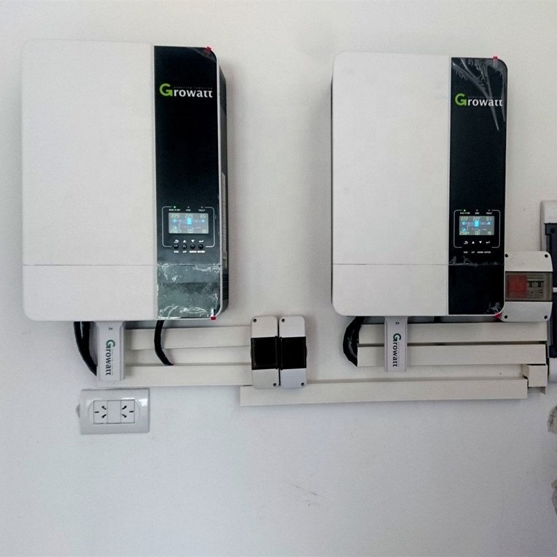 Growatt stock SPF 5000ES off grid storage inverter pure sine wave 3.5KW 5KW single-phase solar inverter 5kW 48V lithium battery