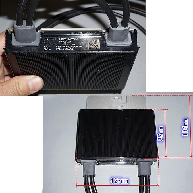 Solar Panel MPPT Power Optimizer 320W P320-5NC4ARS Compatible for SOLAREDGE DC PV Solar Optimizer Energy Saving