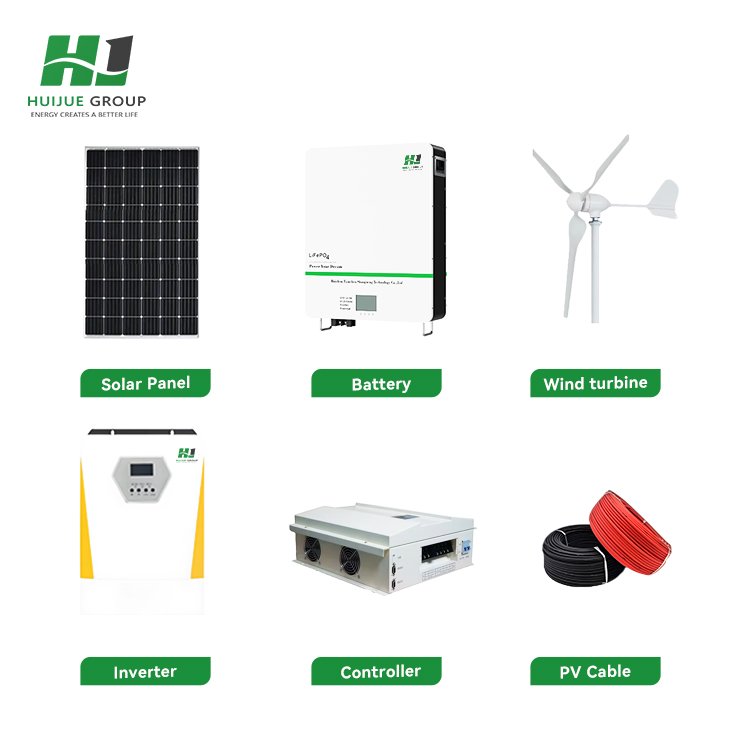 Hybrid Solar Inverter All-In-One Solar Inverter 5000W PV Input 10000W Output 48V 120/240V Split Phase