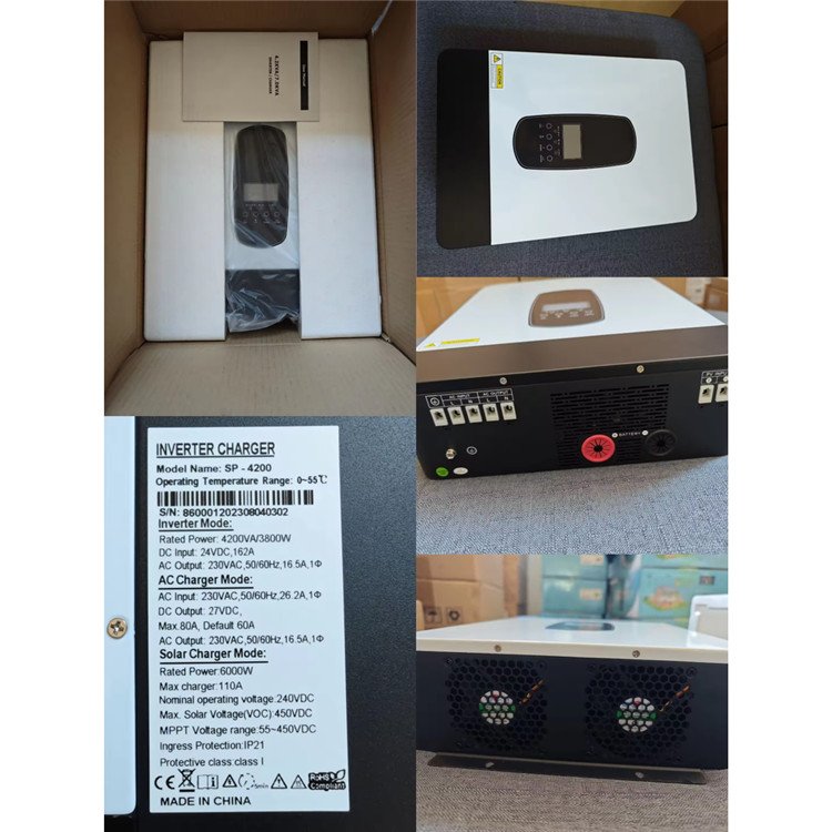 Hybrid Inverter Solar inverter Charger 1800W Solar Power Energy hybrid Inverter 3200W Pure Sine Wave Inversor 12V 24V Battery