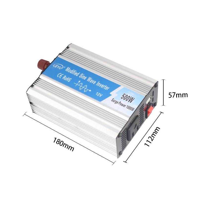 OPIM-500 DC to AC 500W modified sine wave 12V 24V 48V to 110V 220V solar inverter
