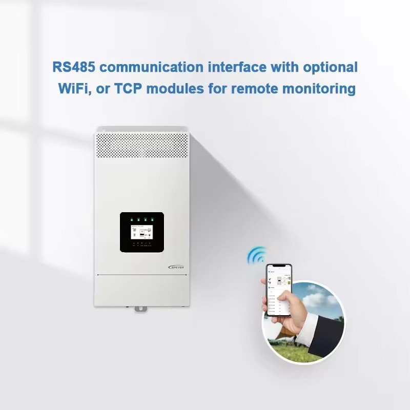 EPEVER New Product HP-AHP20SA Hybrid Inverter 3.5Kw 5.5Kw High-frequency Parallel connection support All in One Solar Inverter