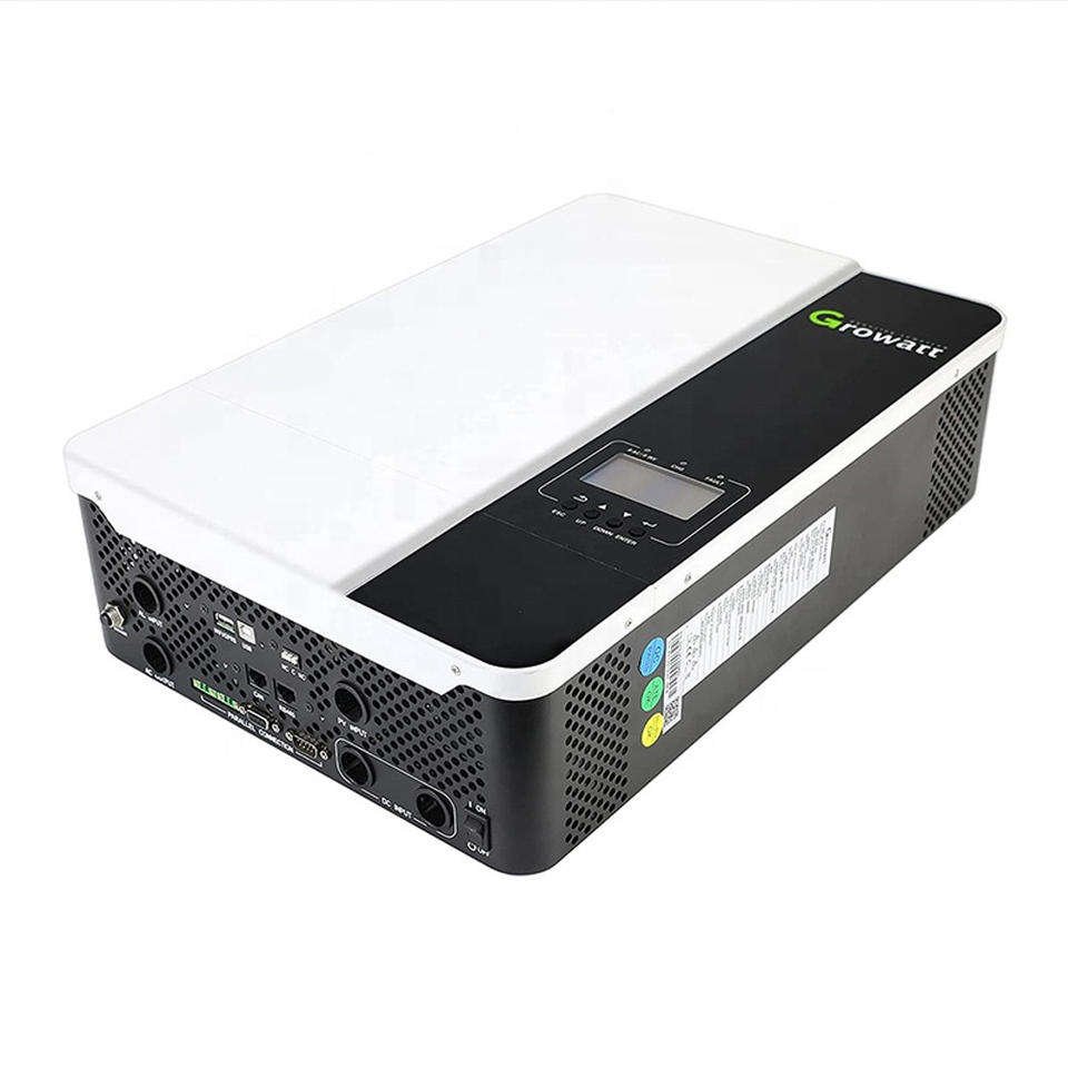 Growatt SPF5000ES Off-Grid Inverter Single-Phase 5KW/3.5KW 6KW Solar Inverter with Hybrid Grid System Home Power MPPT Controller