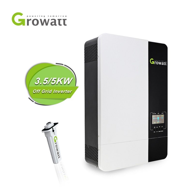 Growatt SPF5000ES Off-Grid Inverter Single-Phase 5KW/3.5KW 6KW Solar Inverter with Hybrid Grid System Home Power MPPT Controller
