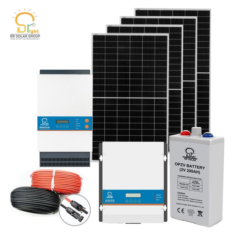 BR SOLAR ENERGY STORAGE SYSTEM 6KVA SOLAR INVERTER WIFI MAX 30KW Solar Power System