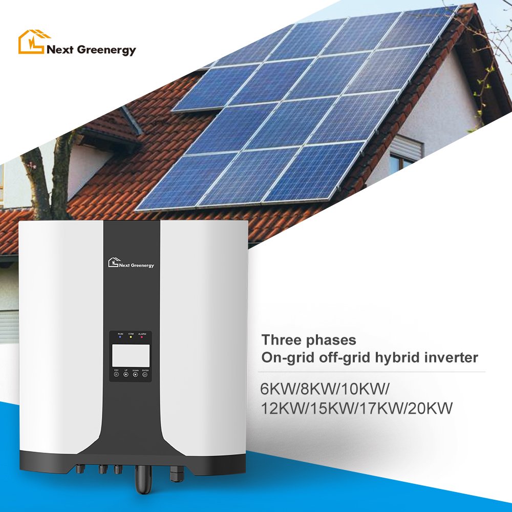 3phase energy storage low frequency home inverters 10KW 15KW 20KW on off grid mppt pure sine wave power hybrids solar inverters