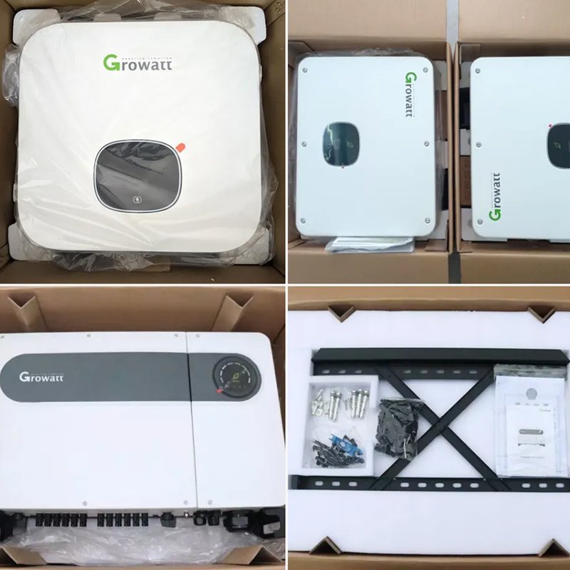 Growatt Inverter MAC 60kw High Frequency Hybrid Solar Inverter With MPPT Charge Controller On Off Grid Inverter Price//