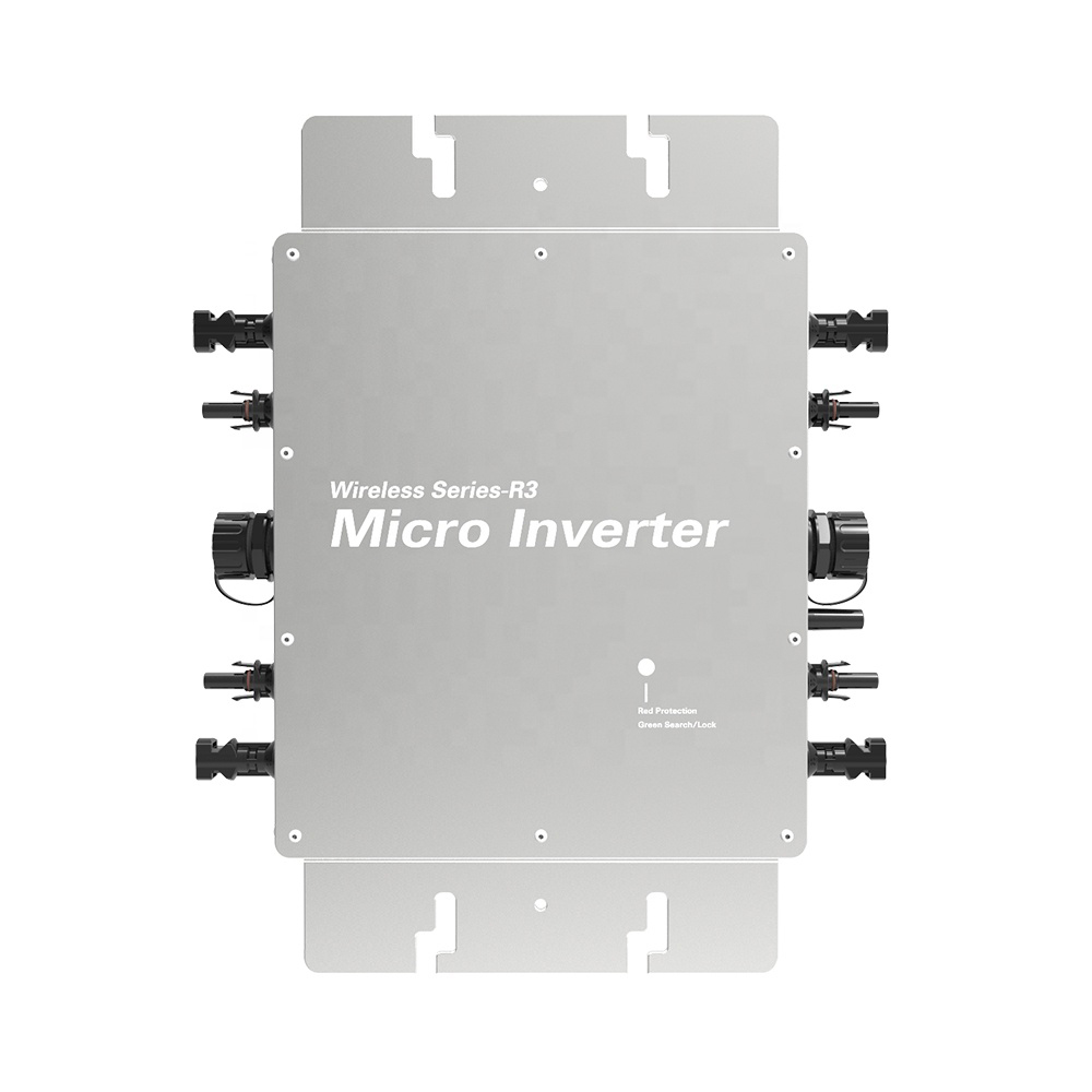 1400W 1600W MPPT Solar On Grid Tie Inverter DC 22V60V to AC 120V230V with WIFI APP to Monitor