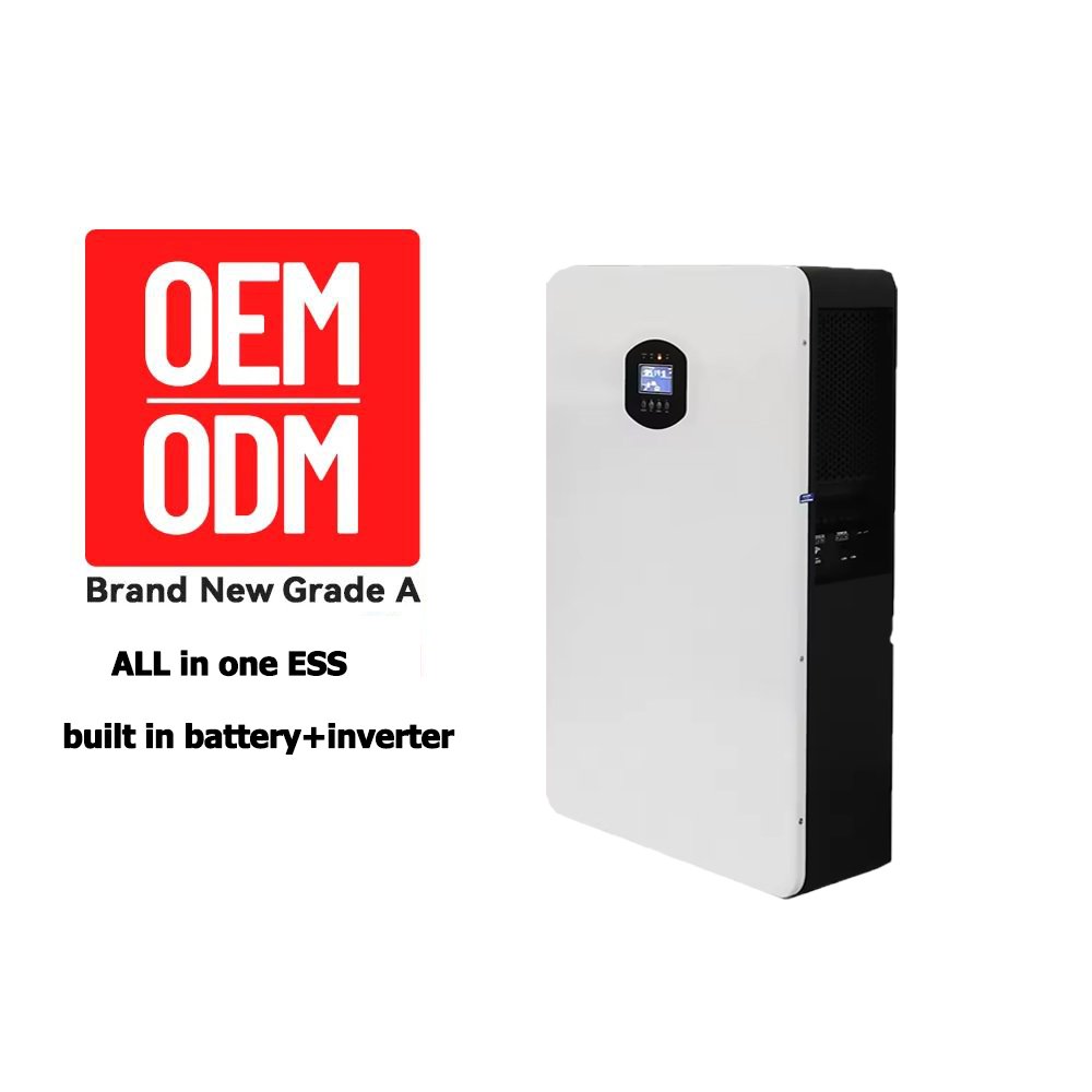 1kw-10kw Solar System Home Power 25.6V 51.2V 100Ah Smart All in one Energy Storage inverter and LiFePO4 lithium battery Price