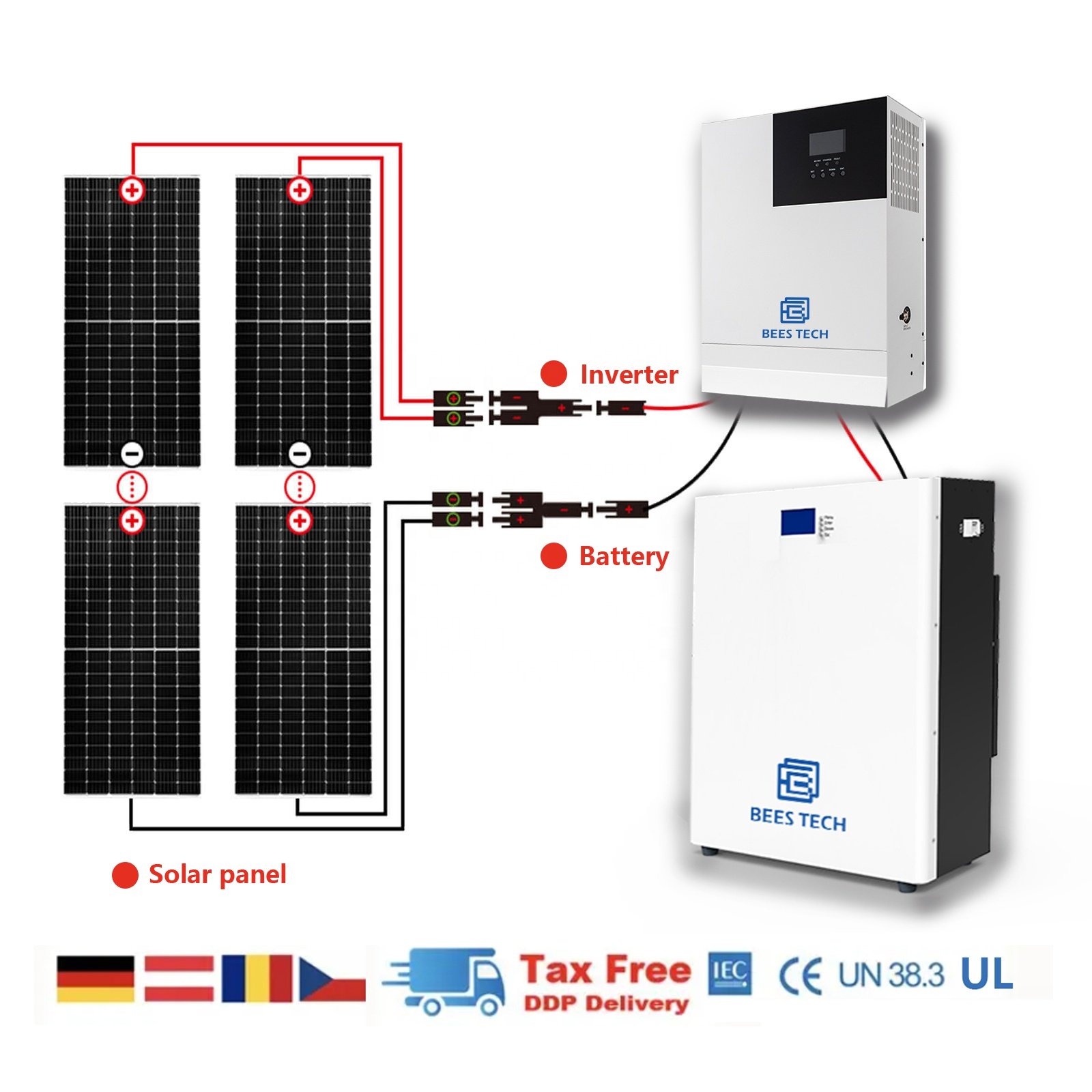 Hybrid solar inverter 10kw solar inverter converters 5kw 8kw 110V 210V OFF Grid hybrid on grid inverter battery