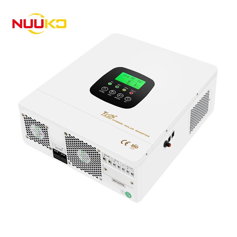 NUUKO Hybrid Inverter Solar Energy Storage System 3kw 4kw 6kw 8kw 10kw 12kw Solar Inverter with CE Certificate PV Panel Inverter