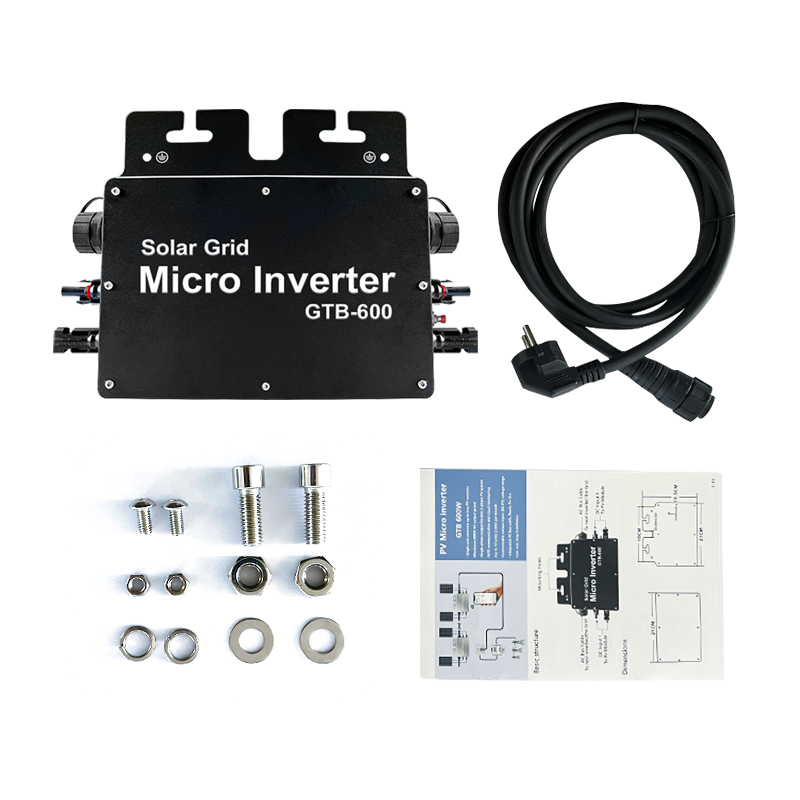 Hot sale can be customized to sell 800W high-power smart WIFI module black 800W micro solar inverter