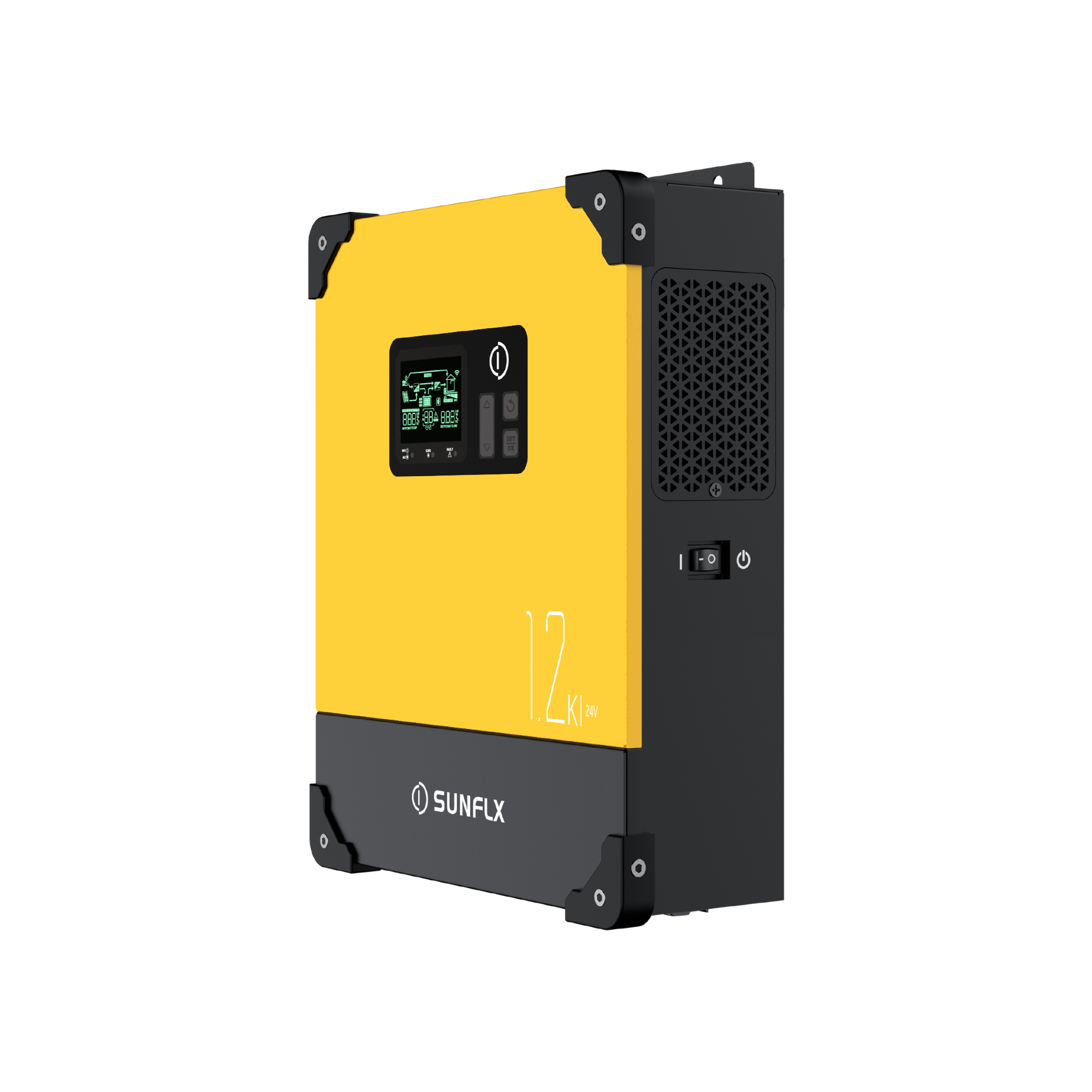 Sunflx 120v 240v single phase inverter 12v 1.2kw 2.4kw 3.6kw solar inverter 3600w off grid mppt solar inverter 3kw 2kw