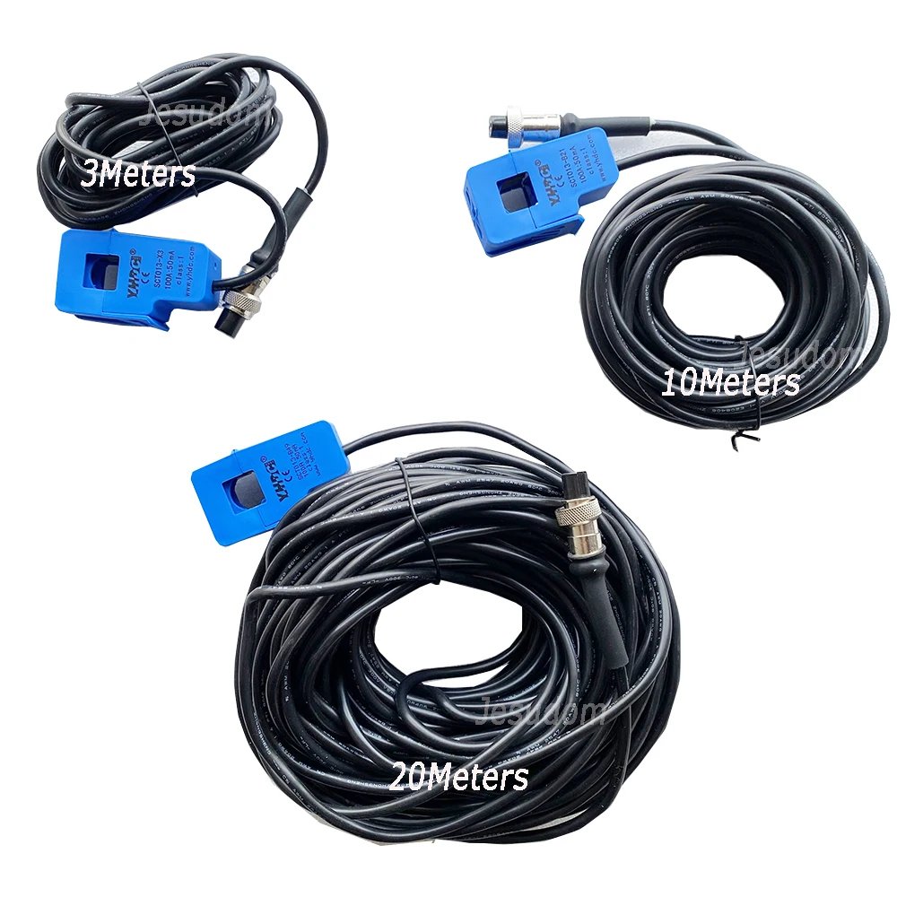 3m 10m 20m Sensor Limiter Zero Export Function For SUN-1000W/2000W MPPT Solar/Wind Grid Tie Inverter
