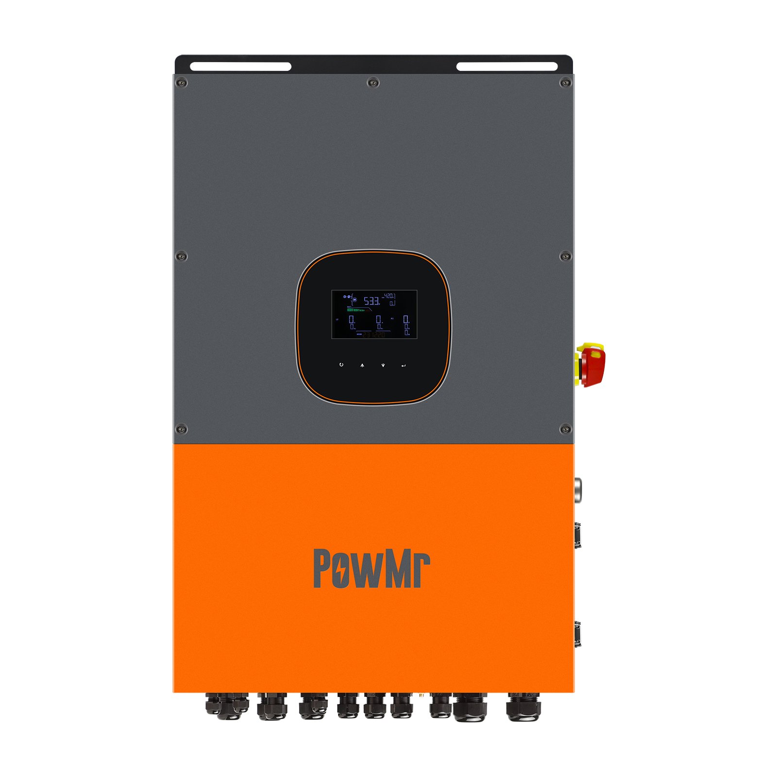 PowMr Pure Sine Wave 10KW 48V Solar Inverter 120V/208V/240V Single/Split Phase Hybrid Solar Inverter Charger