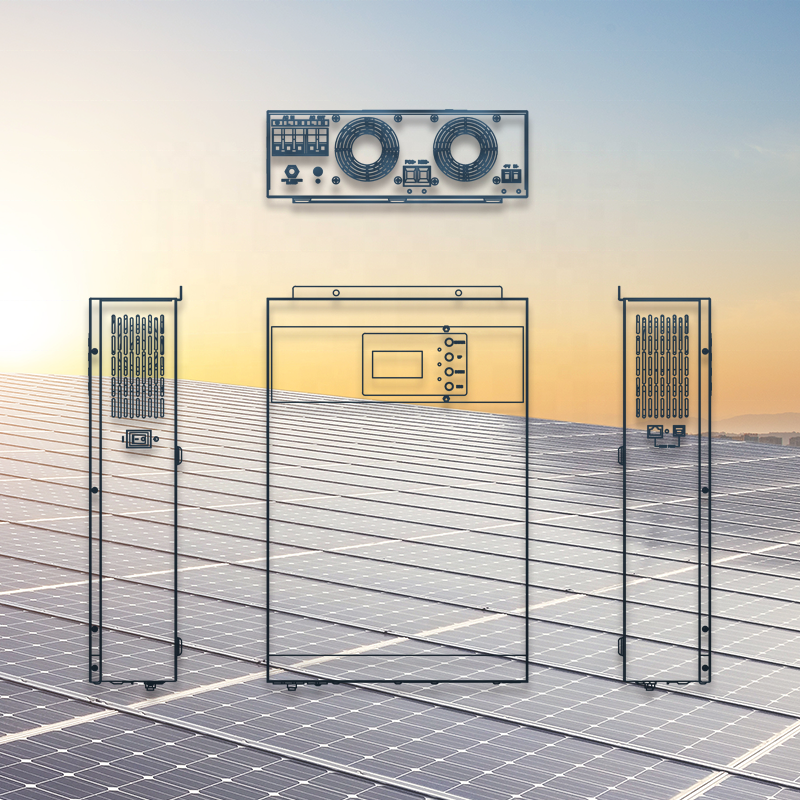 3500W 5500W Off grid hybrid solar inverter with mppt charge controller