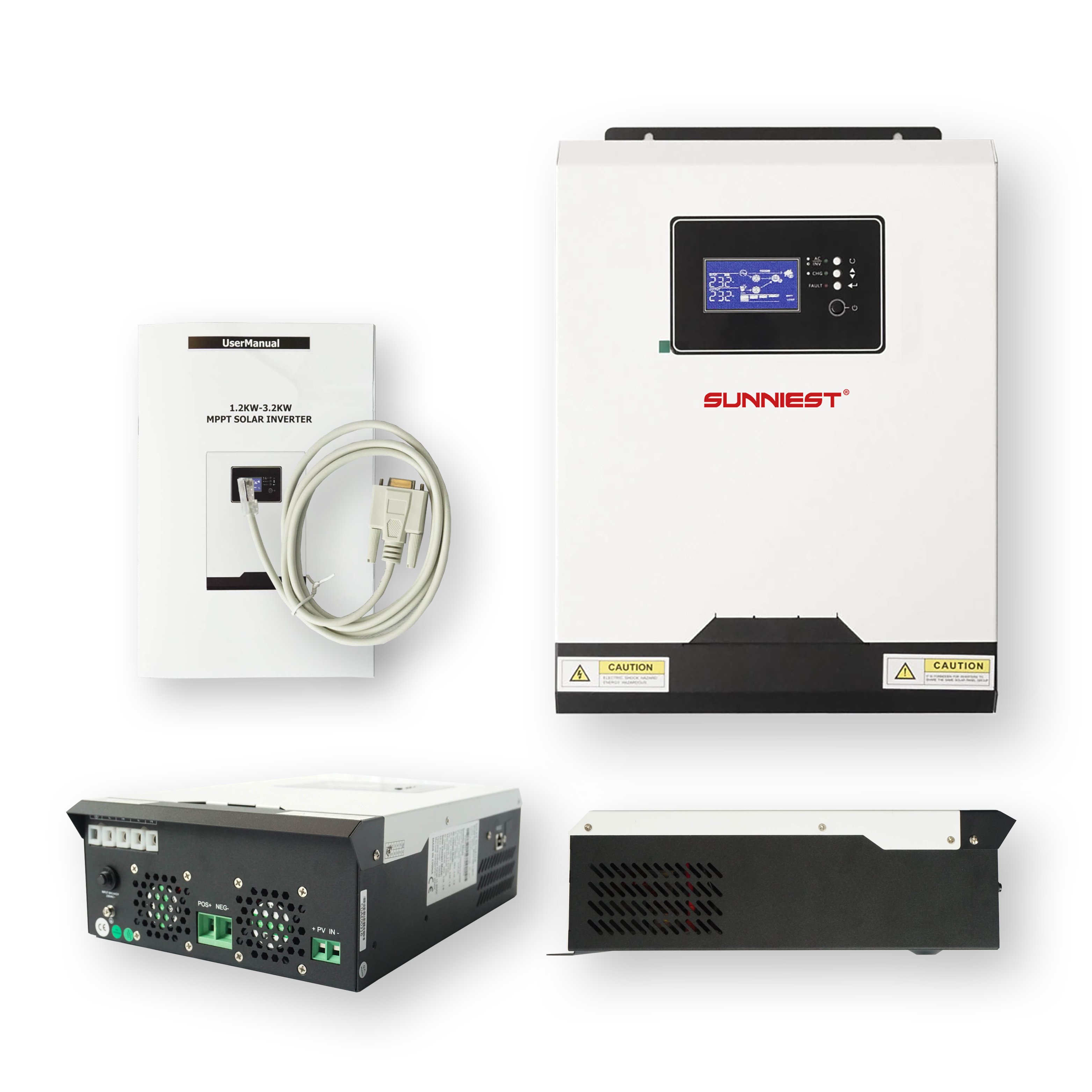 Hybrid portable generator low frequency inverter charger bidirectional inverter with battery for home off grid full set