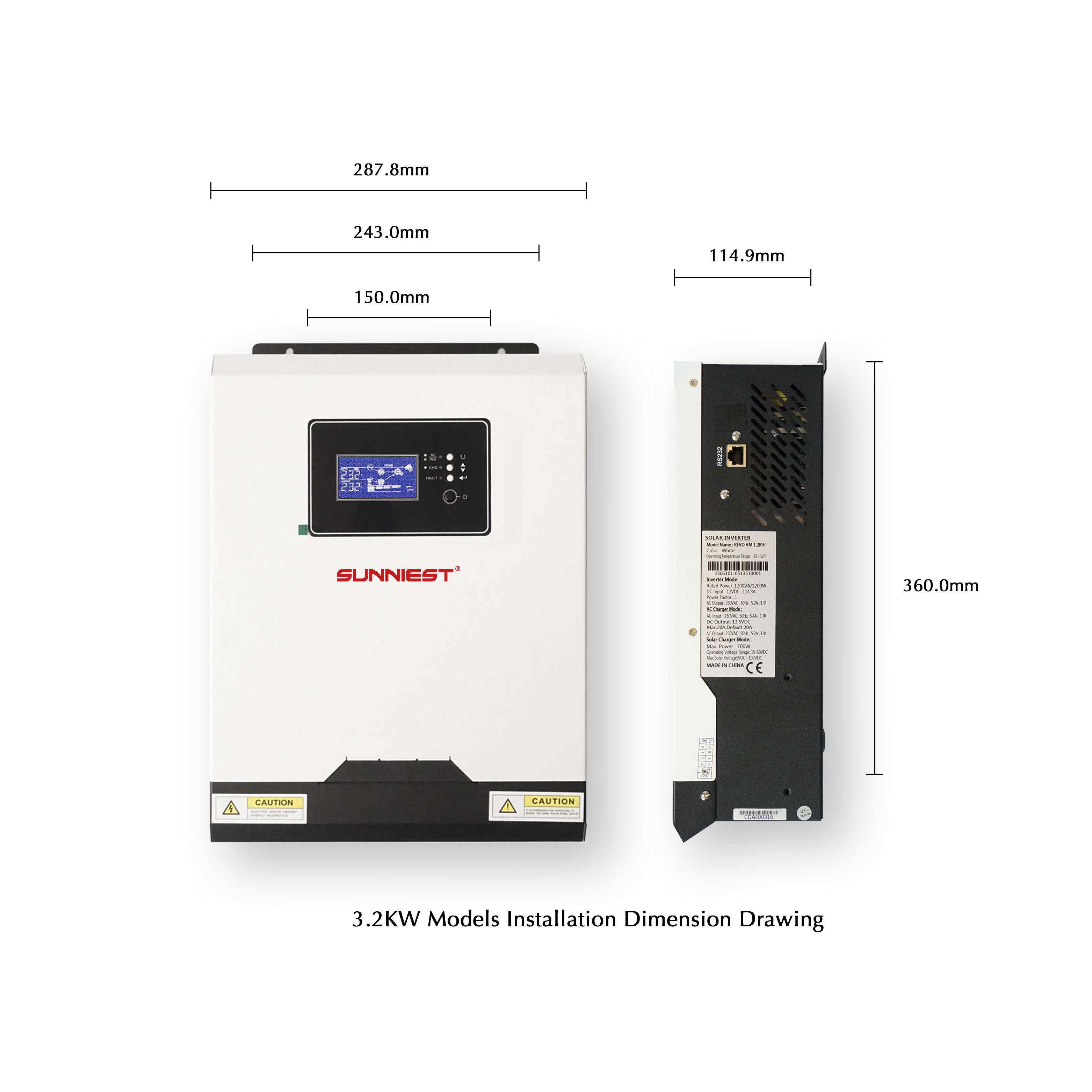 Hybrid portable generator low frequency inverter charger bidirectional inverter with battery for home off grid full set