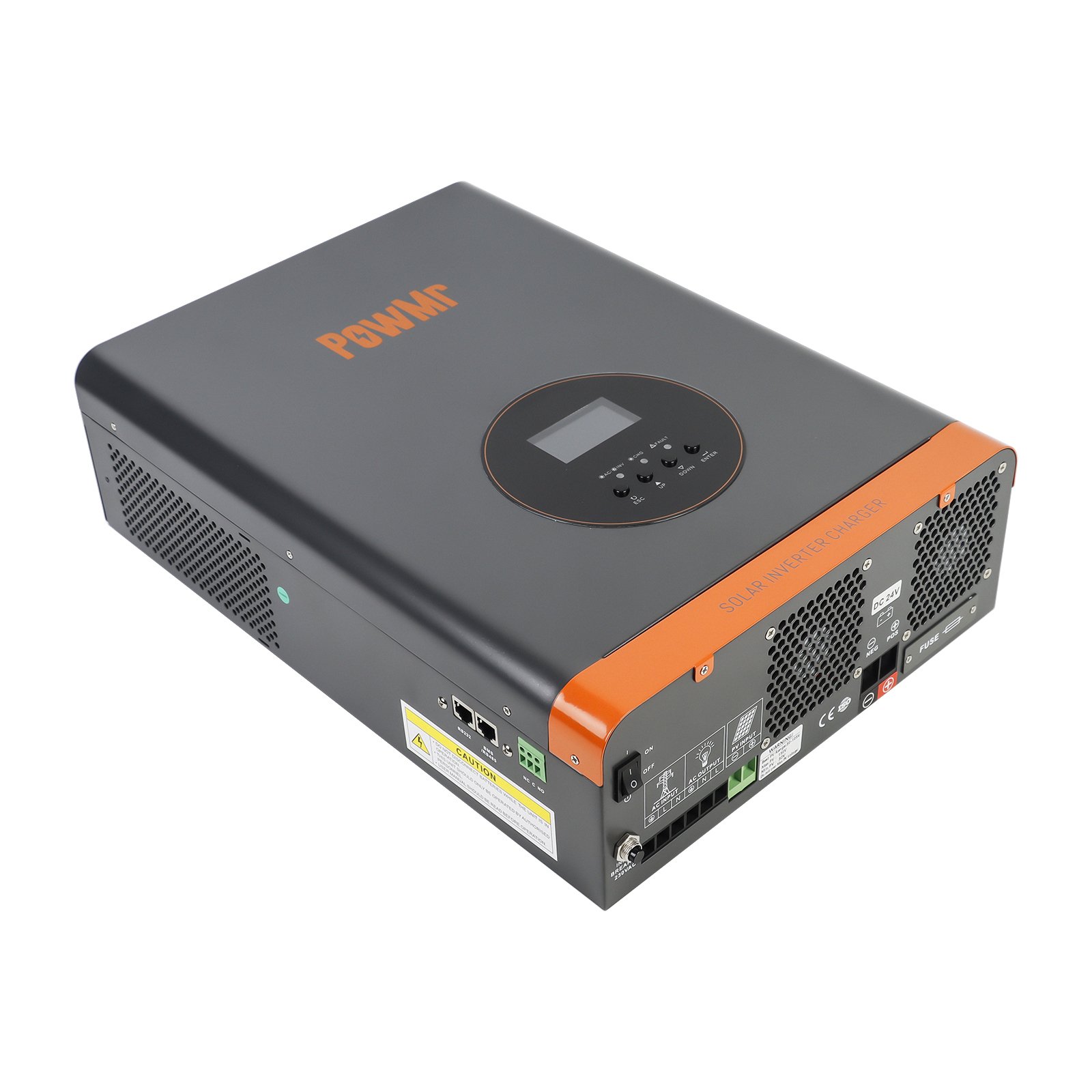 PowMr 3KW 24V All in one Solar Inverter 5KW 10KW 48V 110Vac Grid Tied Solar Inverter Charger Integrated Machines