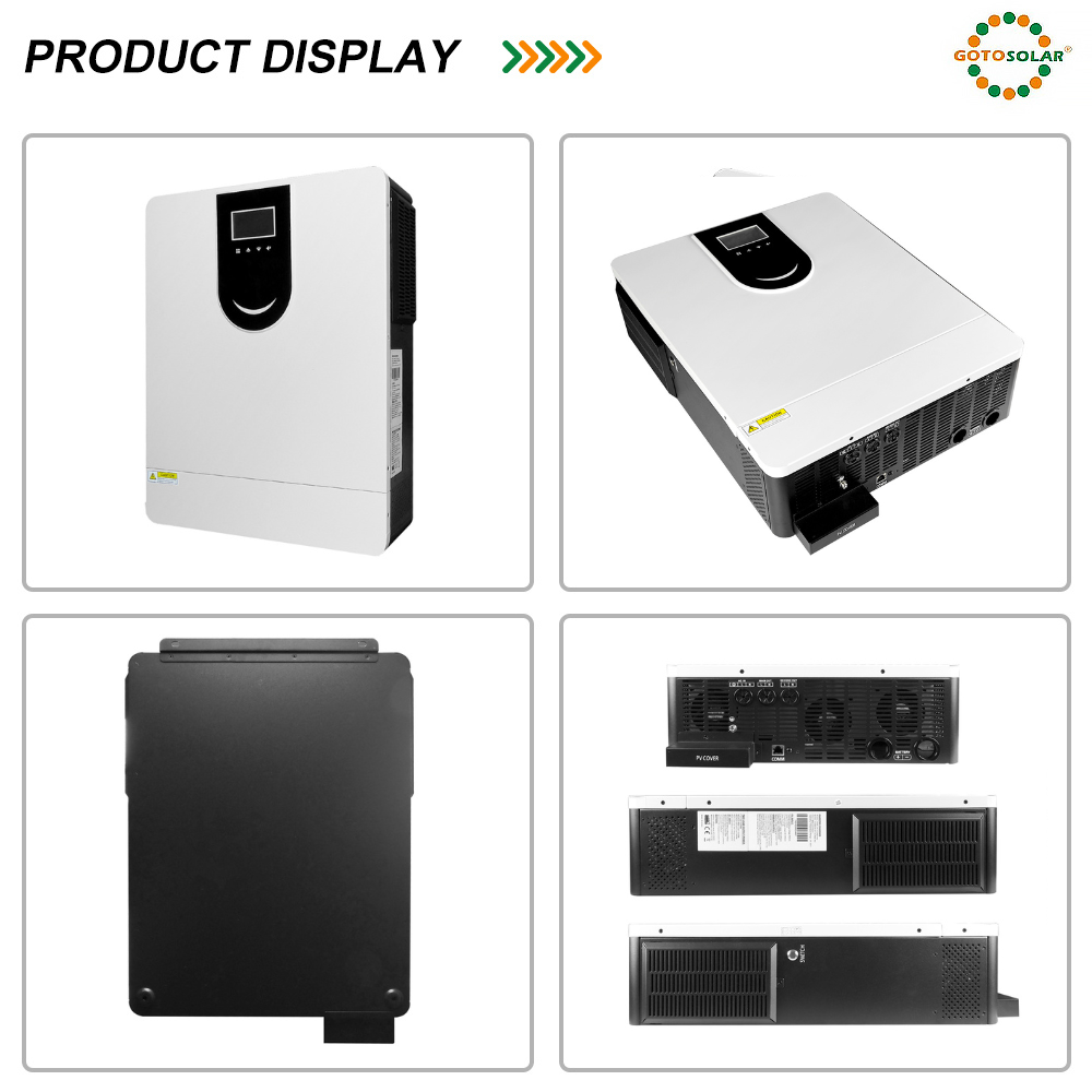 GOTO SOLAR Hybrid Inverter 8kw 48V battery 22OV AC Solar Inverter for off grid solar power system
