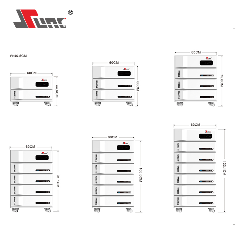 Home Solar Panel And Lithium Battery 24V 51.2V 200Ah 400Ah 100Kwh Energy Storage System
