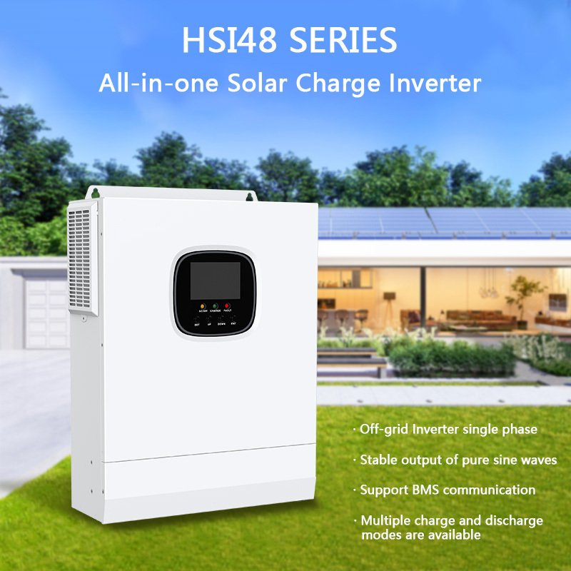 HSI 5500P 5.5kw single phase 230V off grid solar inverter parallel working 1~6 pcs solar storage inverter