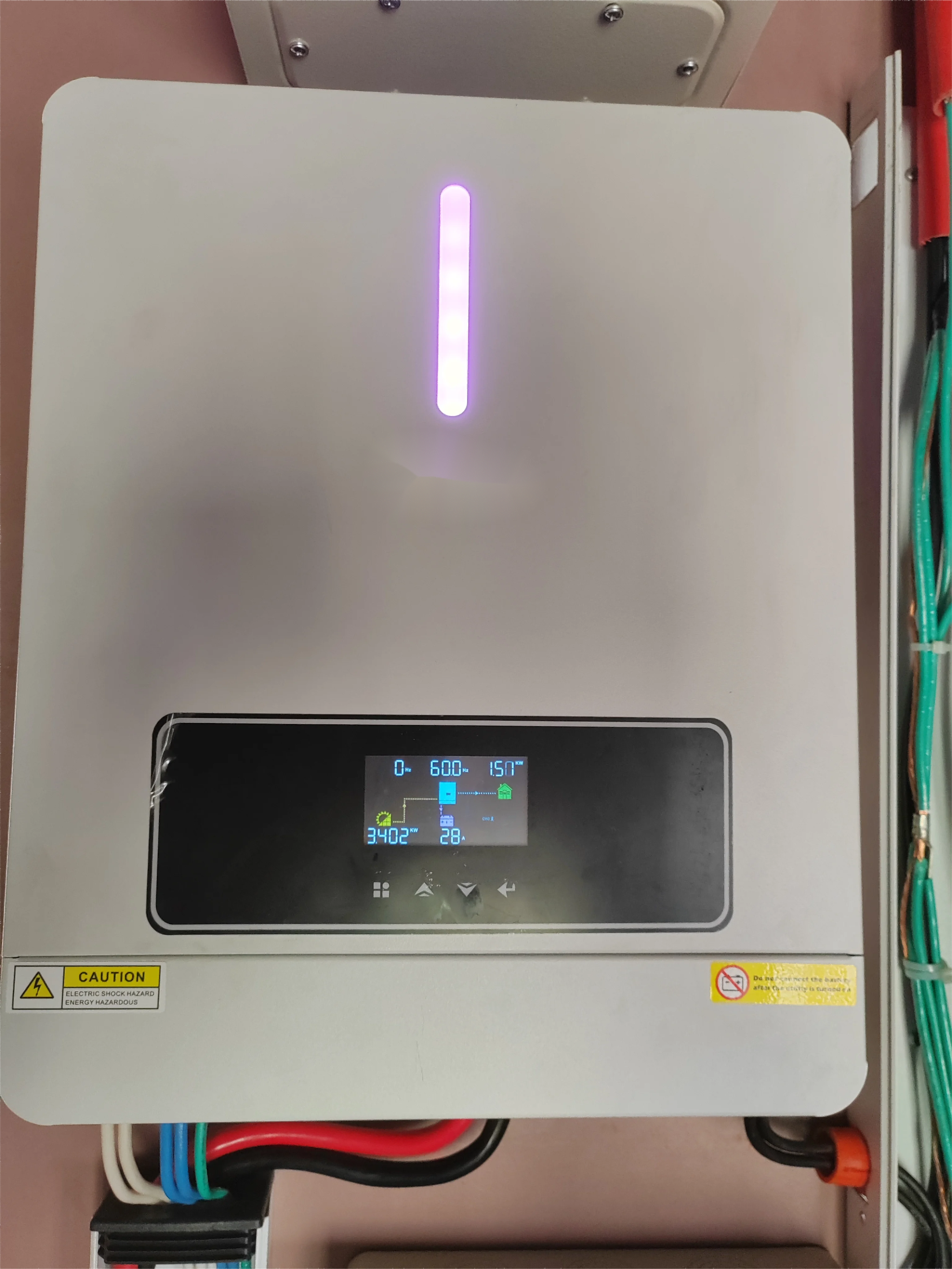 AC 110V On/Off Grid Inverter 3.6kw 5kw Hybrid Solar Inverter with MPPT Controller 24v 48v Single Output for Solar Home System