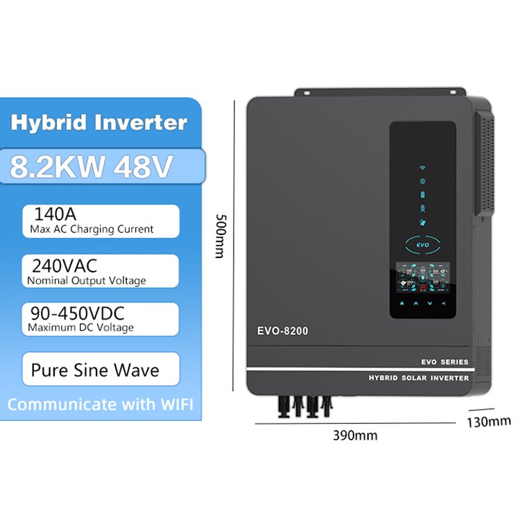 10 Kw solar inverter Off Grid Hybrid 5kw 8.2kw solar Panels inverter