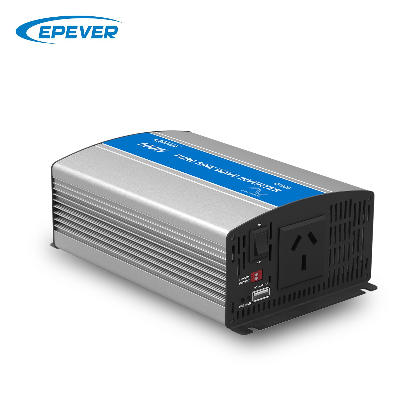 EPEVER IPower 500W Solar Inverter 12V 24V to 220V 230V Pure Sine Wave Inverter IP500