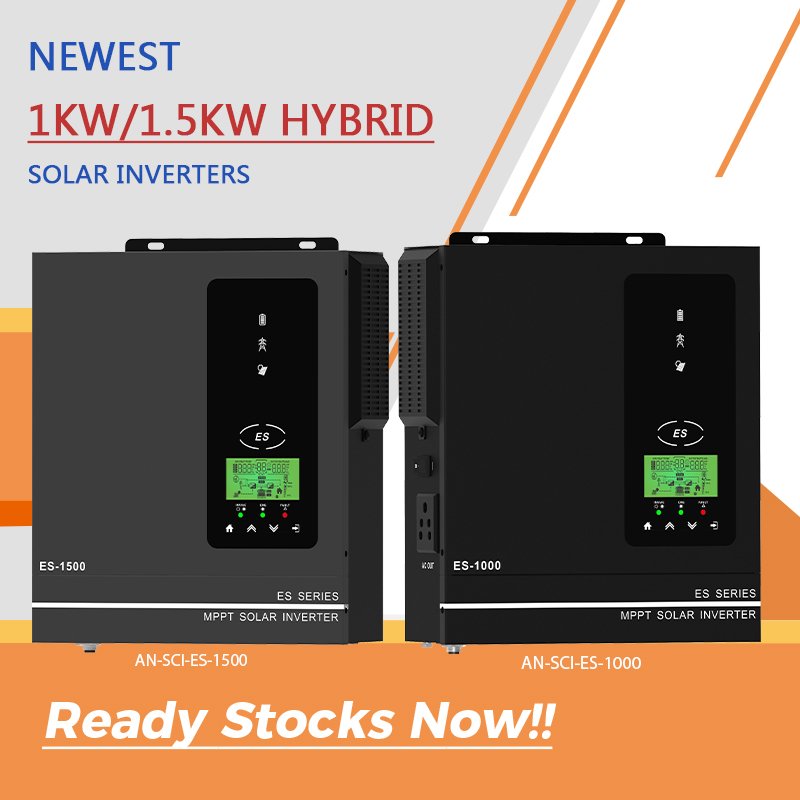 Anern 12v solar inverter 1000w 1500kva 24v dc ac inverter price