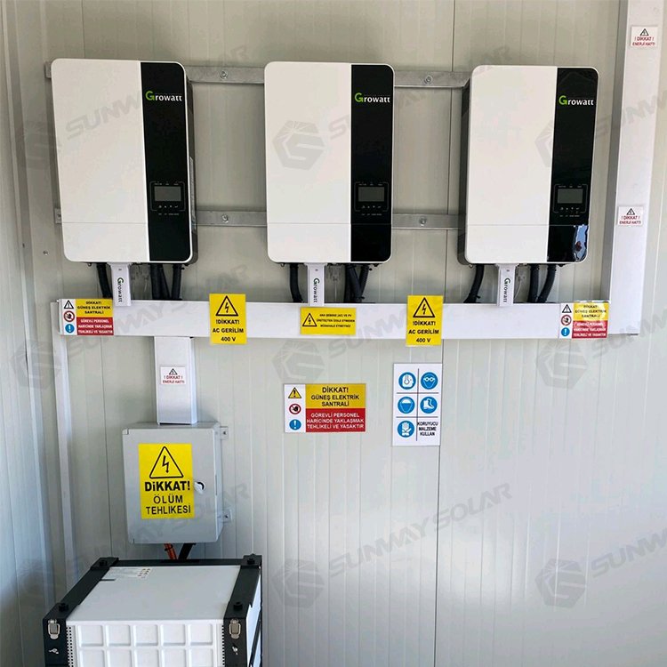 Growatt SPF 5000 ES solar inverter Single Phase 6kw Hybrid Solar Inverter On Grid Inverter Solar Power for Home Use