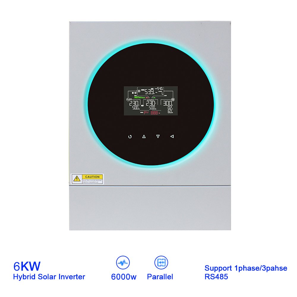 Factory Price solar inverters 5kw 6kw 8kw 10kw 12kw 24V 48V pure sine wave off grid hybrid solar inverter Solar Power with mppt